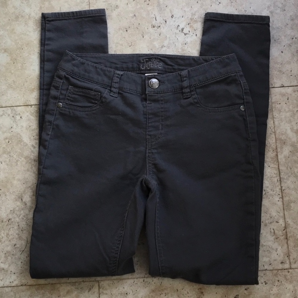Justice Jeggings Gray skinny Jeans
